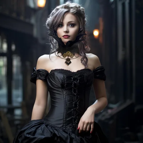 Vista 5 de HOMELEX Gargantilla gótica victoriana negra con cuello de plumas naturales para Halloween