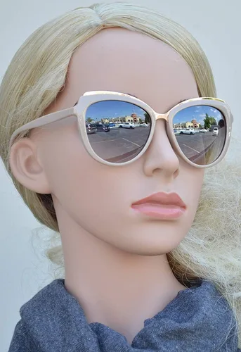 Vista 4 de Froya - Gafas de sol redondas ovaladas Cateye para mujer, protección UV