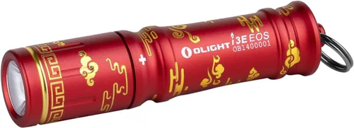Vista 9 de OLIGHT - Linterna i3E EOS EDC AAA de 90 lúmenes, con lente de polimetilmetacrilato TIR, compacta, para llavero, noche y campamento, verde y azul