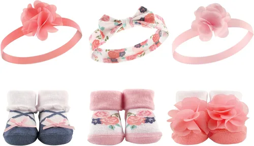 Vista 56 de Hudson Baby Conjunto de regalo de diadema y calcetines para niña