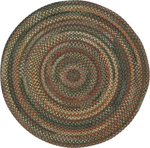 Vista 68 de Capel American Heritage Barn Blue Alfombra Trenzada de Cesta de 0' 12" Azul granero
