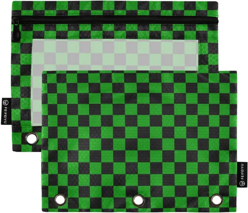 Vista 17 de SHJI Bolsas para carpetas, estuche para lápices Star Galaxy para carpetas de 3 anillas, paquete de 2 bolsas transparentes con cremallera