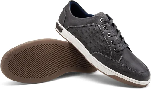 Vista 7 de Jousen Tenis informales a la moda para hombre