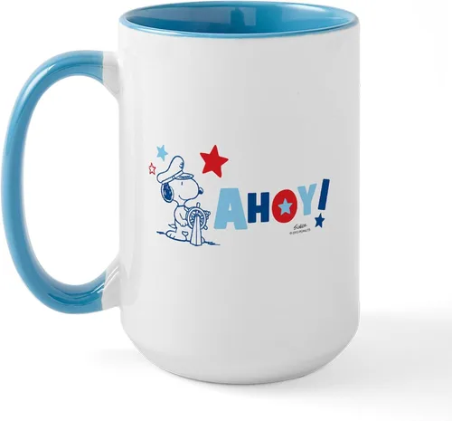 Vista 46 de CafePress SNOOPY Joe Cool - Taza de café de cerámica (15.0 fl oz)