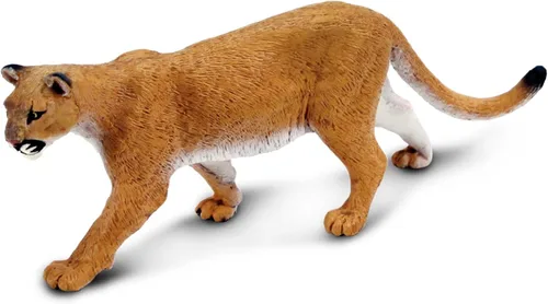 Vista 6 de Safari Ltd. Figura de león de montaña, figura realista de plástico de 5.5 pulgadas, juguete educativo para niños, niñas y niños a partir de 3 años