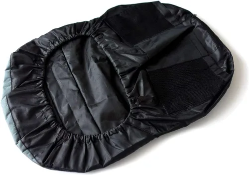Vista 5 de POWERWORKS Cubierta para asiento de cortacésped Deluxe Riding resistente al clima, Mediana, Negra