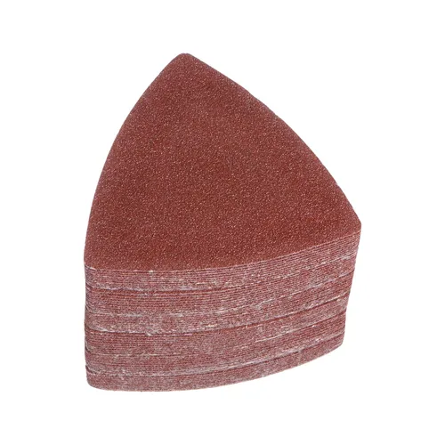 Vista 30 de HARFINGTON 60 piezas de papel de lija triangular de gancho y bucle, 40 granos, almohadillas de lijado de óxido de aluminio de 3-1/8 pulgadas, papel