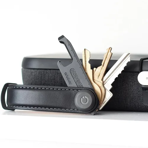 Vista 8 de Orbitkey 2 llavero de cuero de primera calidad. 0