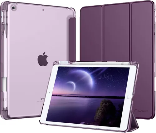 Vista 14 de MoKo for iPad 9th/8th/7th Generation Case 10.2-Inch with Pencil Holder,Pink