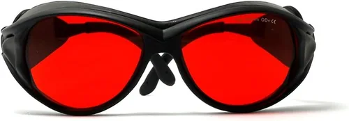 Vista 3 de Gafas de protección láser para 190-540nm 405/445/532nm azul violeta verde láser dedicado