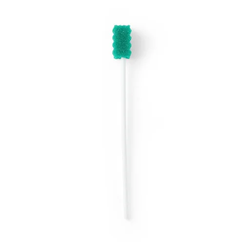 Vista 9 de Medline DenTips - Hisopos orales tratados, color verde, paquete de 10 hisopos