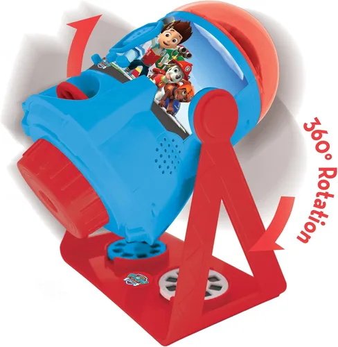 Vista 2 de LEXiBOOK Paw Patrol - Mis Historias Cobran Vida - Proyector de Historias con Sonidos, Temporizador y Folleto, Azul/Rojo