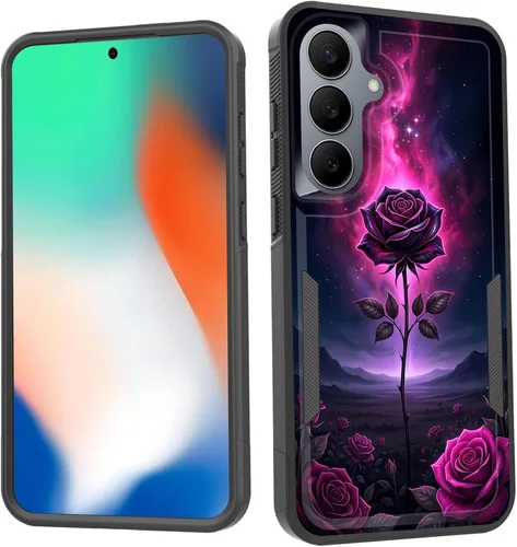 Vista 243 de Funda para Galaxy S26 FE, doble capa, protección contra caídas de grado militar de 10 pies, antideslizante, resistente a prueba de golpes, para Cruz