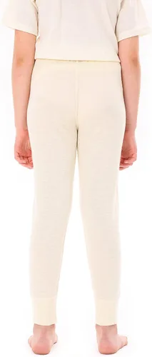 Vista 3 de Capa base de lana merino para niños y niños pequeños, pantalones superiores e inferiores, conjunto de ropa interior térmica larga para niños y niñas
