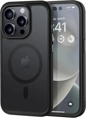 Vista 86 de MOCCA - Funda magnética resistente para iPhone XR de 6.1 pulgadas, compatible con MagSafe, funda con protección contra caídas de grado militar