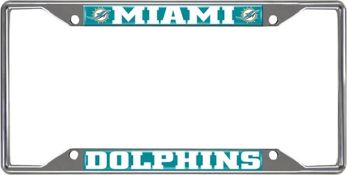 Vista 26 de FANMATS Marco de matrícula NFL unisex para adultos