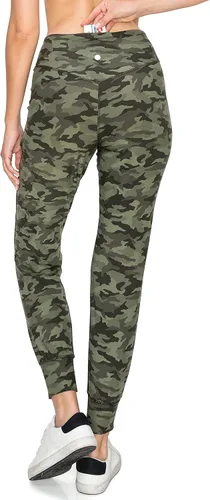 Vista 32 de Leggings Depot ActiveFlex Jogger - Pantalones de yoga para mujer con bolsillos Negro