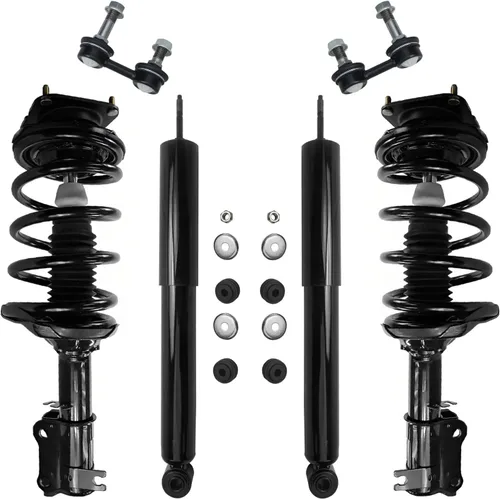 Vista 66 de Detroit Axle - Kit de puntales delanteros de 6 piezas para Ford Escape 2014-2019, 2 puntales y muelles helicoidales, 2 enlaces de barra