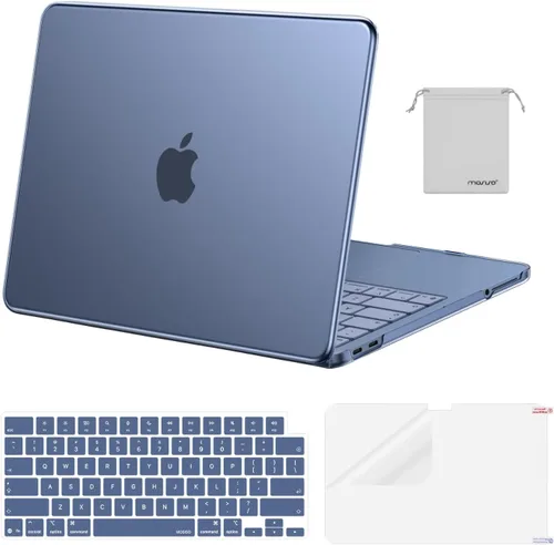 Vista 24 de MOSISO Compatible con MacBook Neo Case 13 pulgadas 2026 A3404 A18 Pro Chip Rubor