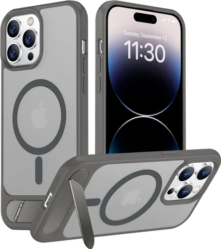 Vista 237 de Funda para iPhone 11 con compatibilidad magnética, [Soporte invisible incorporado][Compatible con MagSafe]