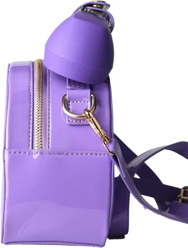 Vista 3 de PTShadow Bolso bandolera para teléfono con esfera retro, bolso de micrófono móvil de PU para mujer