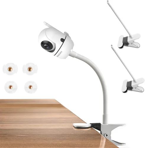 Vista 8 de Soporte para monitor de bebé Nanit Pro Smart Baby Monitor y Flex Stand Baby Monitor, HelloBaby HB6550/HB65/HB66/HB248/HB6351/HB40/HB6339, ANMEATE