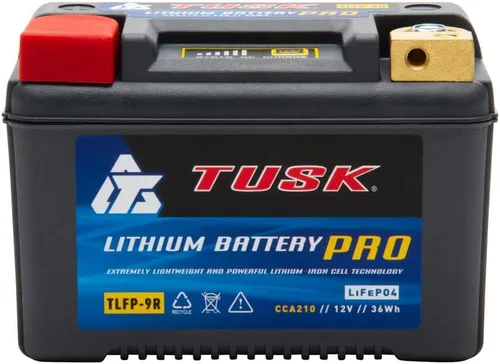 Vista 3 de TUSK Batería de litio Pro TLFP-9R para Kawasaki Versys-X 300 (ABS) 2017-2024