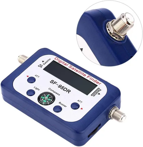 Vista 8 de Zopsc Mini medidor de satélite digital buscador de satélite LCD buscador de fuerza plato Sat Directv LCD Signal Strength Finder for Dish