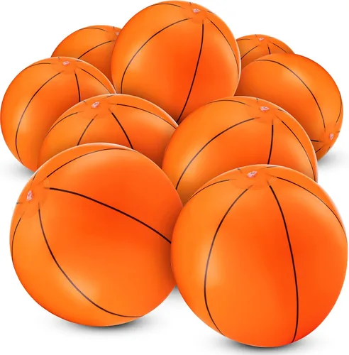 Vista 10 de Bedwina Pelotas inflables de béisbol (paquete de 12) de 16 pulgadas, pelotas de playa de béisbol para decoraciones de fiestas temáticas y decoración