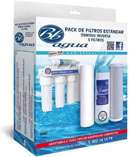 Vista 8 de Pack 4 Filtros Osmosis Inversa
