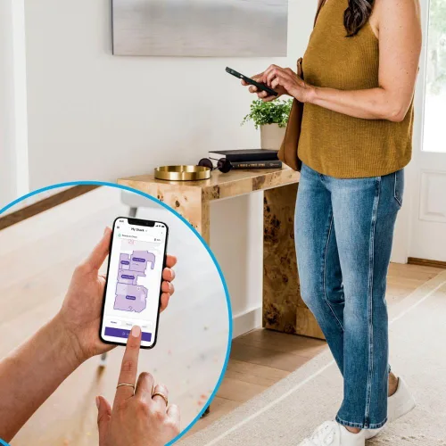 Vista 4 de Shark RV2320S Matrix - Robot aspirador automático con base de capacidad de 30 días sin bolsa, cepillo autolimpiante, mapeo de precisión del hogar