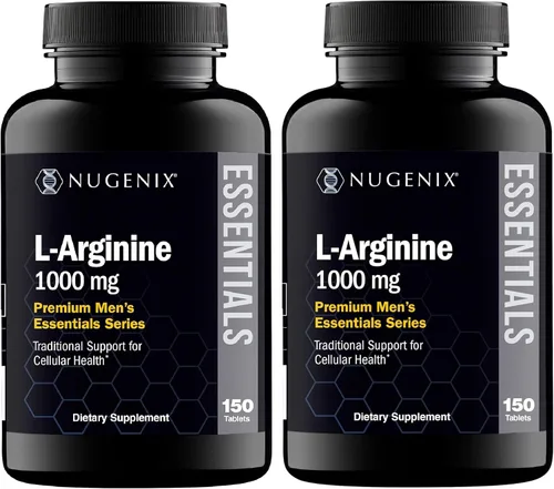 Vista 6 de Nugenix Essentials - Suplemento de L-arginina para hombres, aminoácidos, 1000 mg, 150 unidades Apoyo a la salud celular