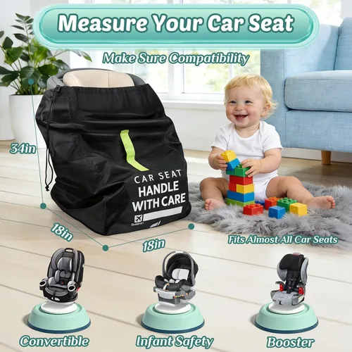 Vista 3 de Bolsa de viaje para asiento de coche para avión: bolsas de asiento