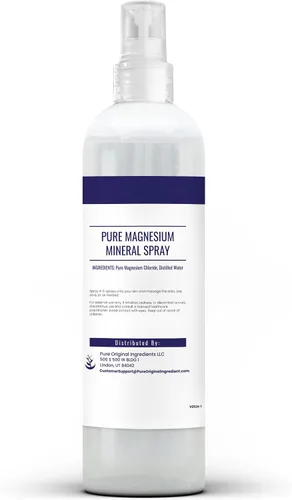 Vista 2 de Pure Original Ingredients Spray de aceite de magnesio (16 fl oz) puro y sin perfume