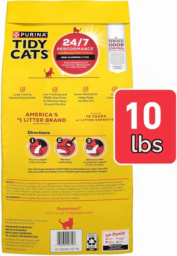 Vista 6 de Purina Tidy Cats arcilla higiénica para gatos, Rendimiento 24/7