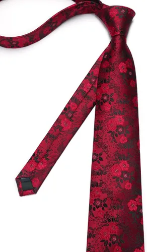 Vista 192 de Corbatas florales tejidas clásicas para hombre, corbata cuadrada de bolsillo, corbatas formales para hombres, boda con pañuelo
