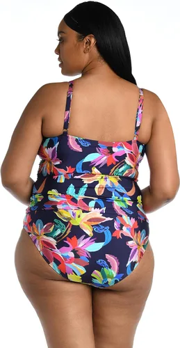 Vista 2 de La Blanca womens Lingerie Strap Tankini Swimsuit Top