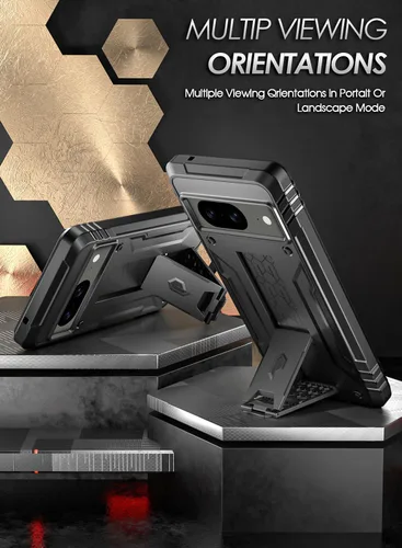 Vista 4 de Poetic Revolution - Funda para Google Pixel 8 5G de 6.2 pulgadas, [probada contra caídas de grado militar de 20 pies], cubierta resistente de cuerpo