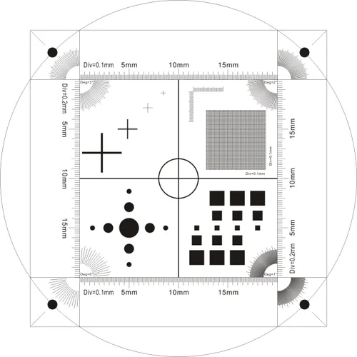 Vista 4 de 2 reglas para microscopio, calibración de micrómetro, línea deslizante, ancho de partículas, herramienta de medición de diámetro de alta precisión