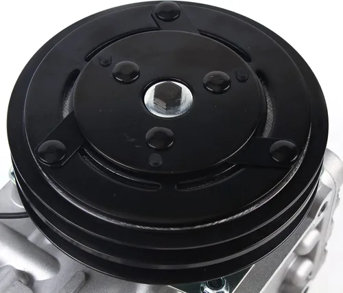 Vista 7 de Compresor de CA del A/C con embrague de 2 ranuras para 1996-1999 para Freightliner Peterbilt Kenworth-CFC688-21589 10.0L