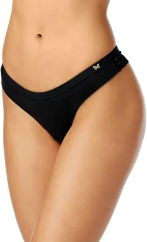 Vista 7 de Jessica Simpson Ropa interior para mujer – Paquete de 3 bragas de microfibra elástica duradera sexy – Tangas de encaje suave para mujer