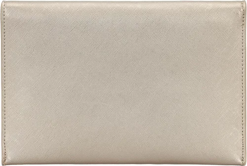 Vista 3 de Dexmay - Bolso de mano tipo sobre para mujer, tamaño mediano, de piel saffiano, plegable