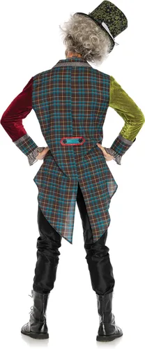 Vista 2 de Leg Avenue Mens 3 Pc Deluxe Mad Hatter Costume