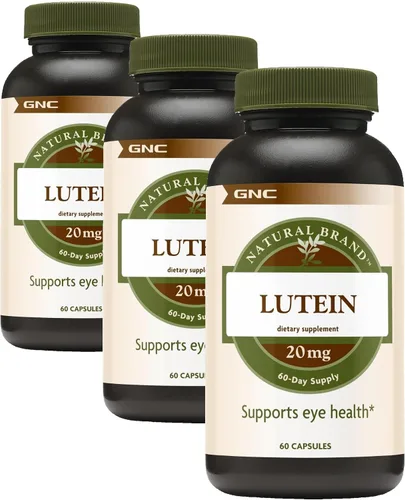 Vista 4 de GNC Natural Brand Lutein 20mg, 60 cápsulas, apoya la salud ocular
