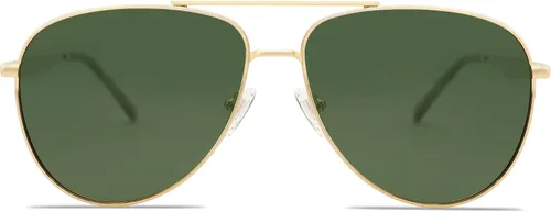 Vista 2 de SOJOS Retro Oversized Aviator Polarized Sunglasses for Women Men Classic Large Metal Sun Glasses SJ1207A