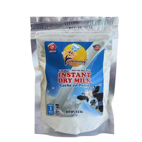 Vista 3 de Yummmy Leche seca en polvo, 9.6 oz baja en grasa, certificado Kosher, tamaño WIC