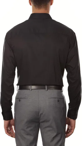 Vista 2 de Kenneth Cole - Camisa de vestir para hombre, ajuste regular, color liso