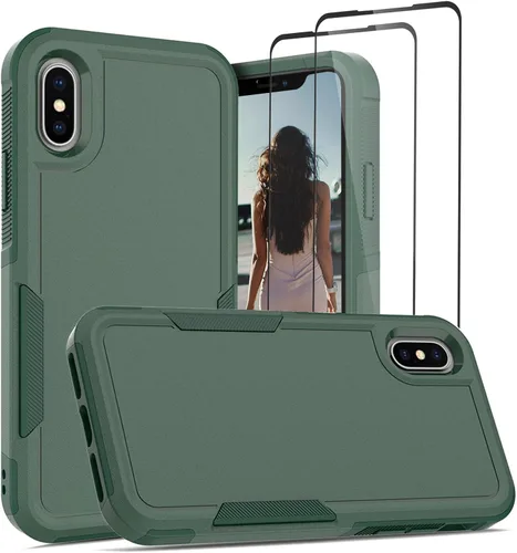 Vista 160 de Jeylly Funda para iPhone SE/Funda para iPhone 5S, Exterior de Plástico Duro que Absorbe Golpes + Interior de Silicona de Goma Defensor contra