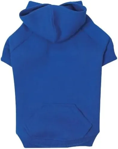 Vista 8 de Sudadera con capucha básica de poliéster/algodón de Zack & Zoey, XS, bluebird