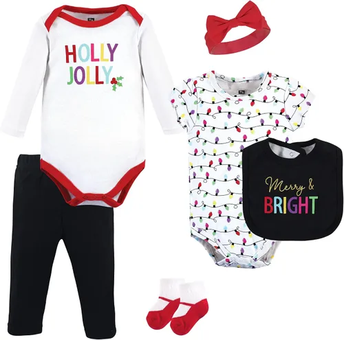 Vista 28 de Hudson Baby Juego de canastilla de algodón unisex para bebé Arcos de ballet Bunny